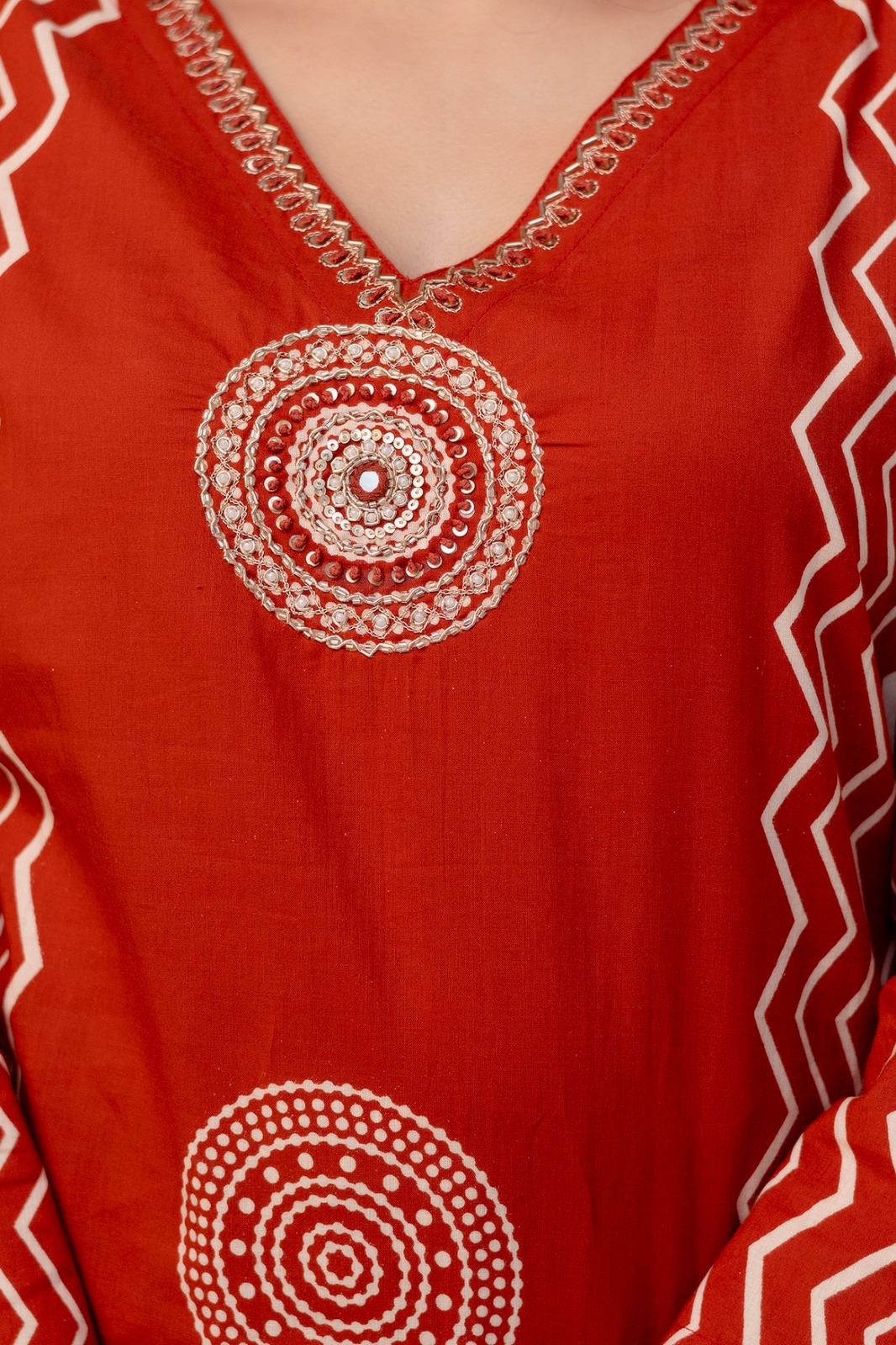 Virash Hub Printed Cotton Straight Suit Set With Dupatta - Image 14